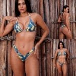 Biquini Calcinha Asa Delta Estampado Fuzzuê Desejo X 505002