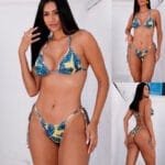 Biquini Cortininha Estampado Fuzzuê Desejo Vz 505007
