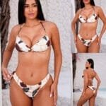 Biquini Calcinha Slip Estampado Fuzzuê Desejo Lx 505009