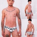 Sunga Cavada Fuzzuê Ousadia Estampada 602501